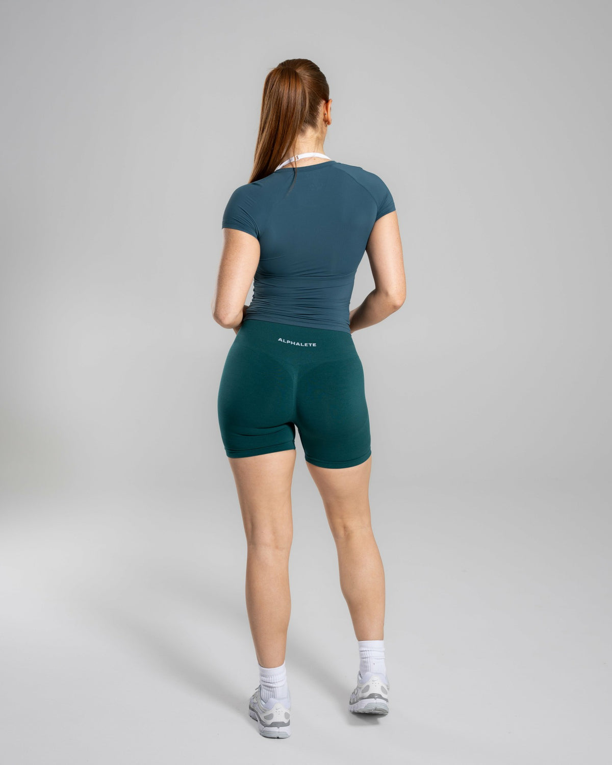 Soft Curve Tee - Dark Teal - Workout Clothes For Women | Alphalete