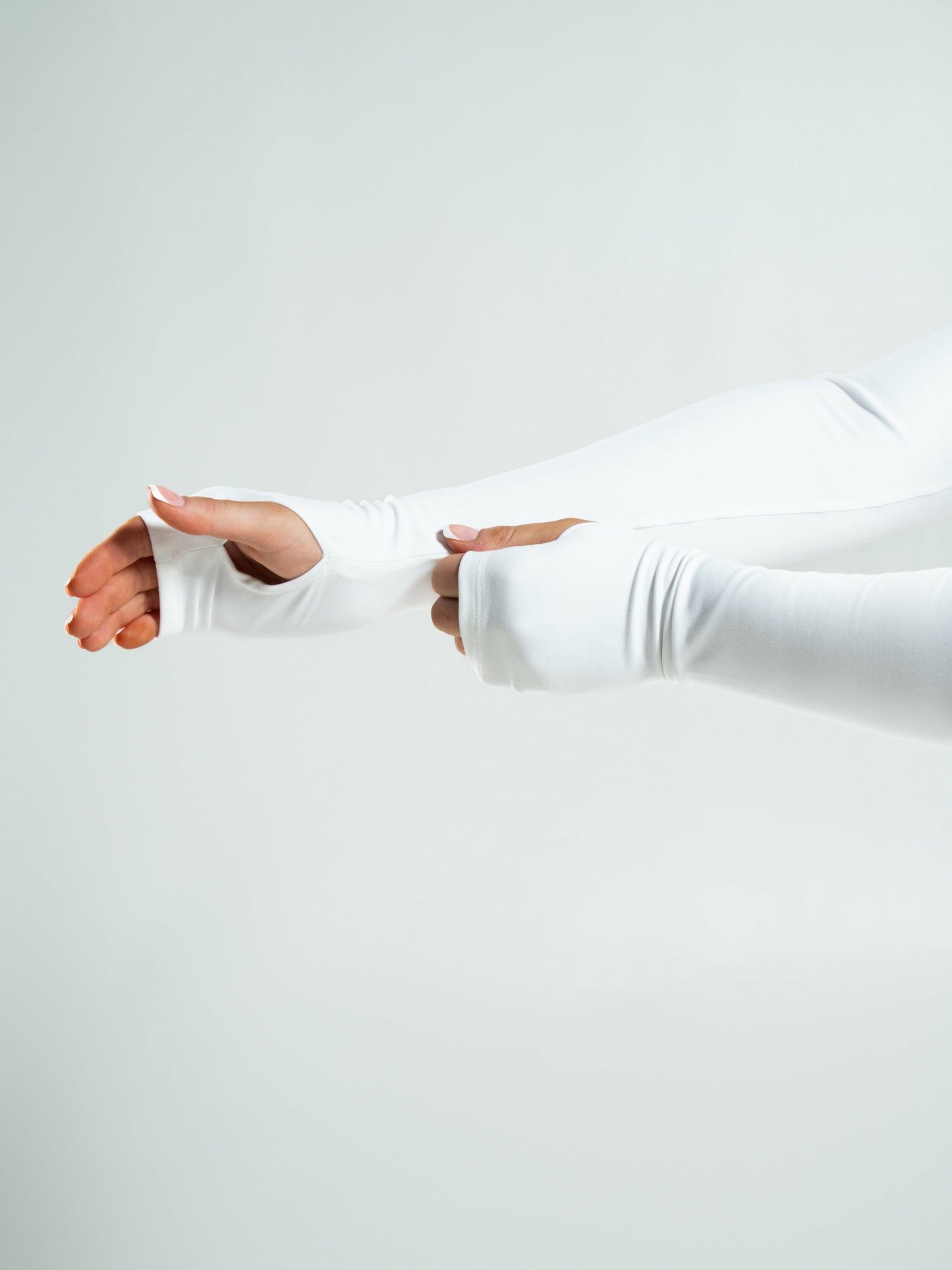 Aura Sculpt Jacket Long - White | Alphalete