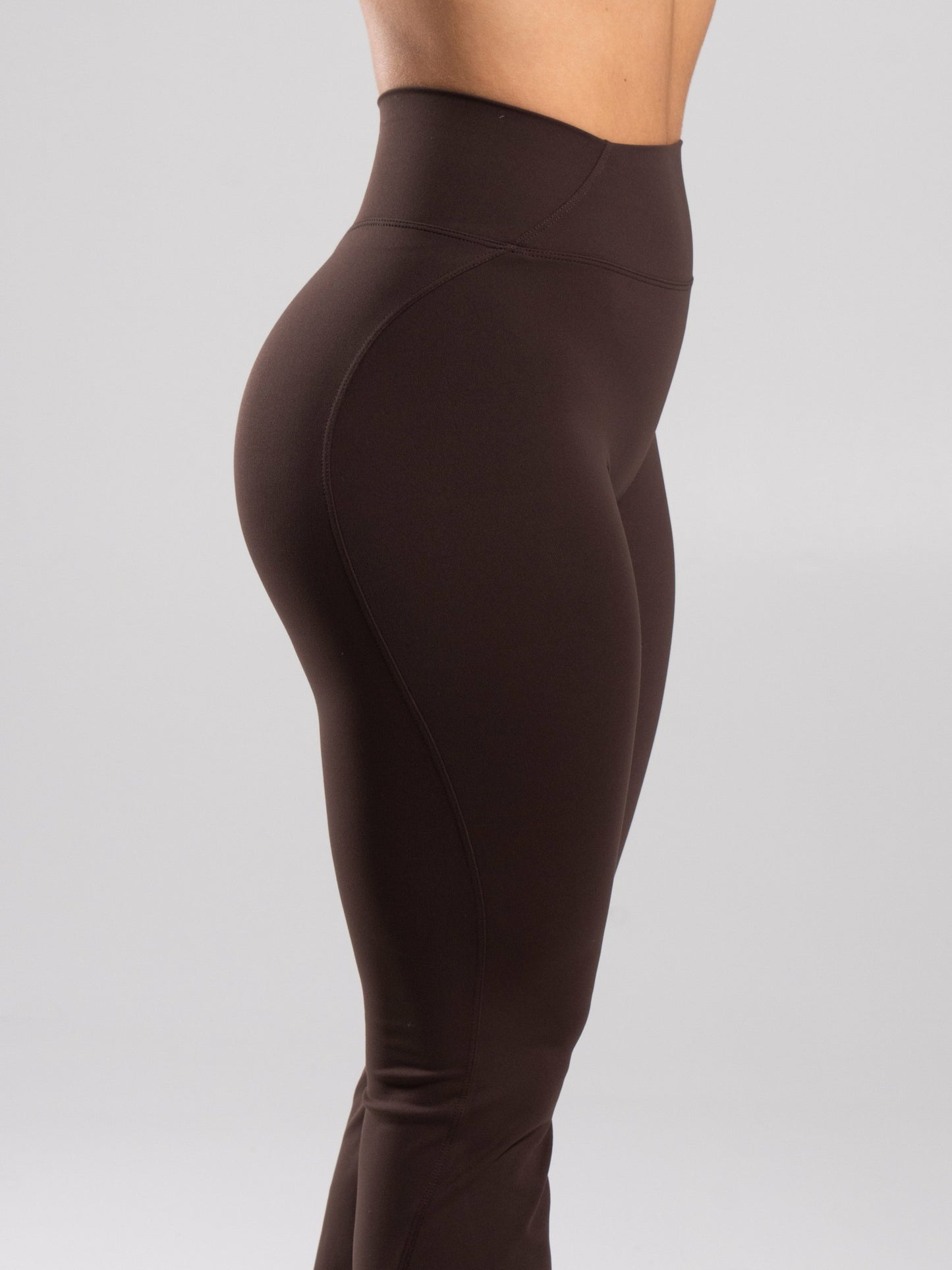 Aura Ultra-High Rise Flared Pant - Walnut | Alphalete