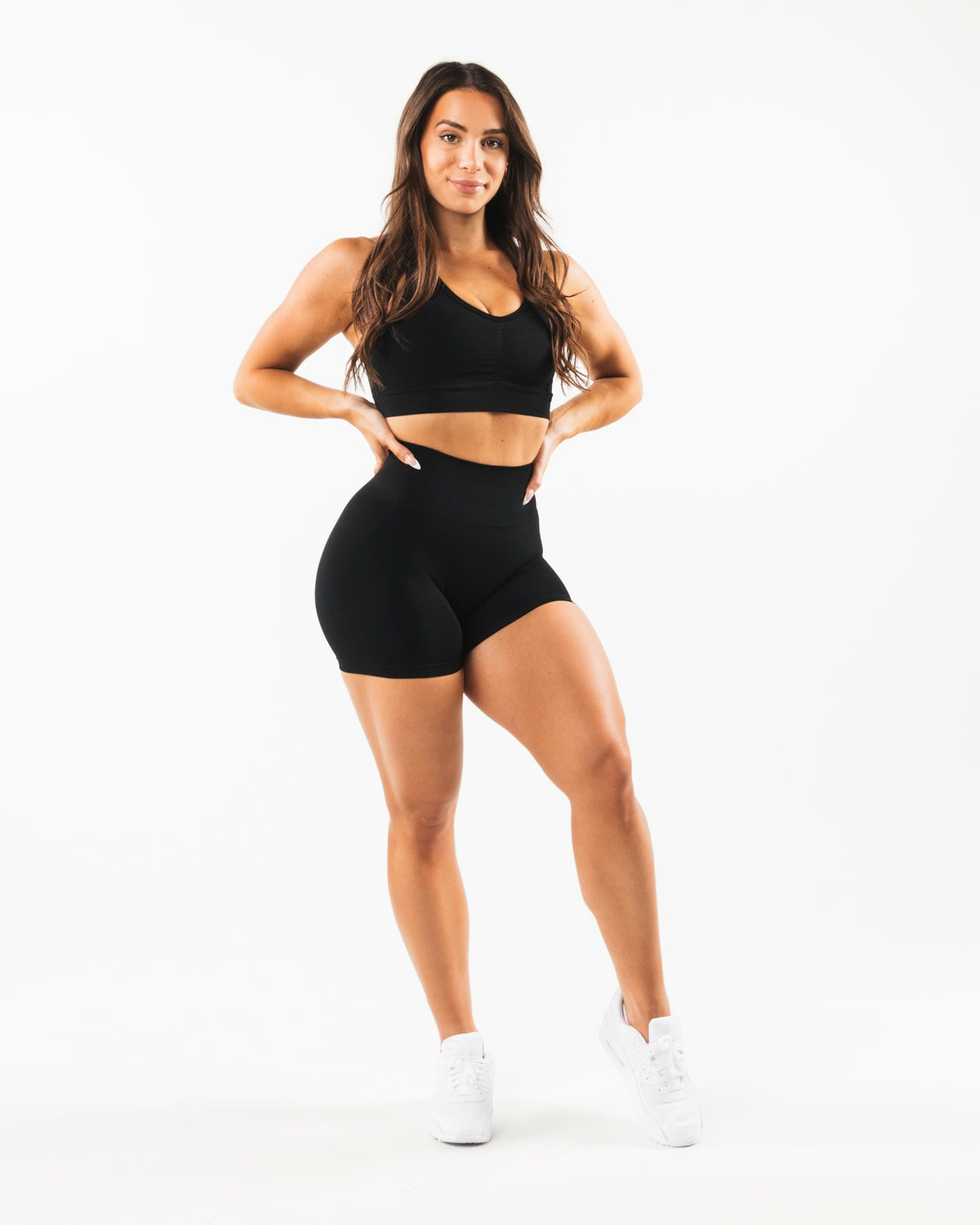 Amplify Ultra-High Rise Short - Black - Running Shorts | Alphalete