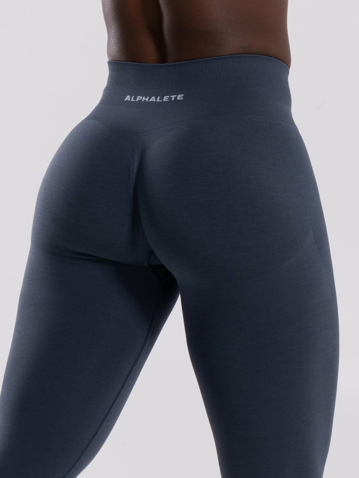 Pump Mid Rise Legging - Dusty Navy | Alphalete