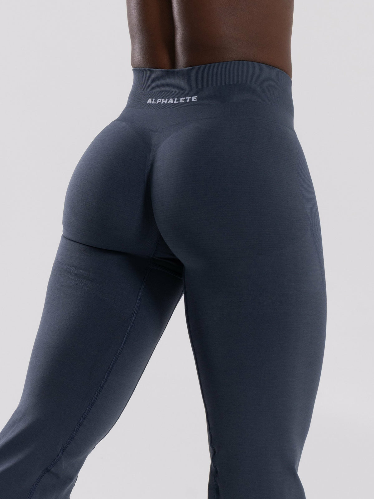 Pump Mid Rise Flared Pant - Dusty Navy | Alphalete
