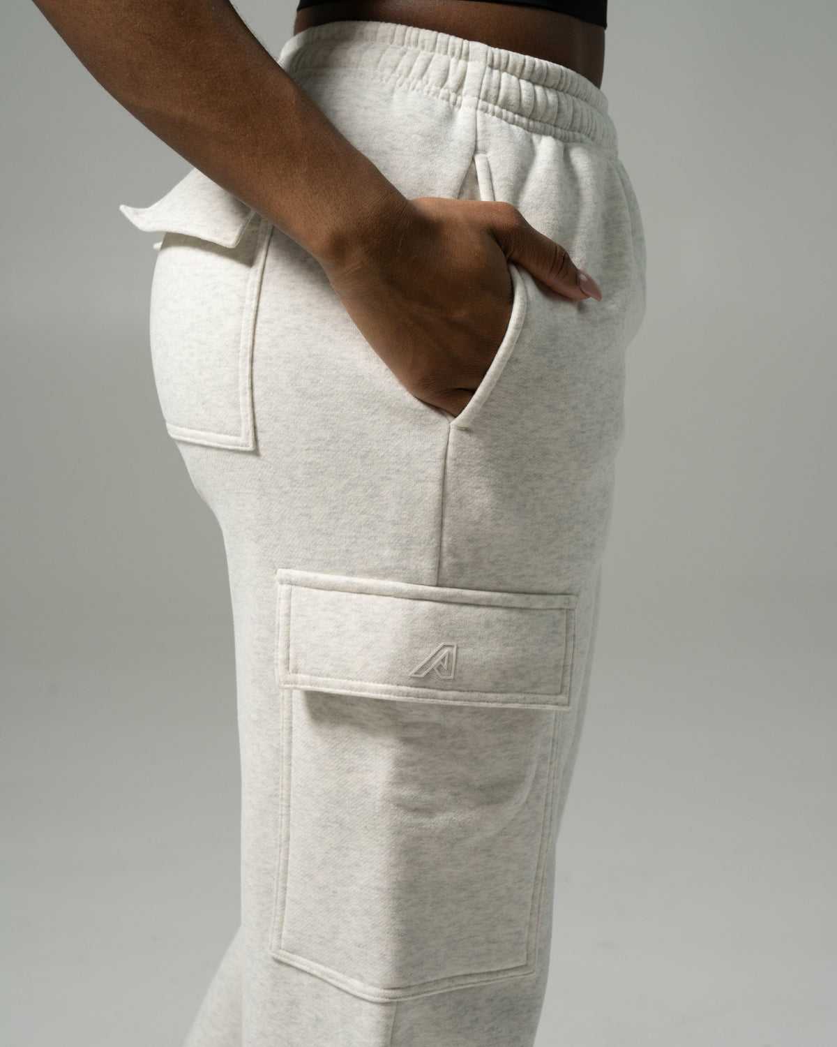 Staple Cargo Pant - LT Heather Grey | Alphalete