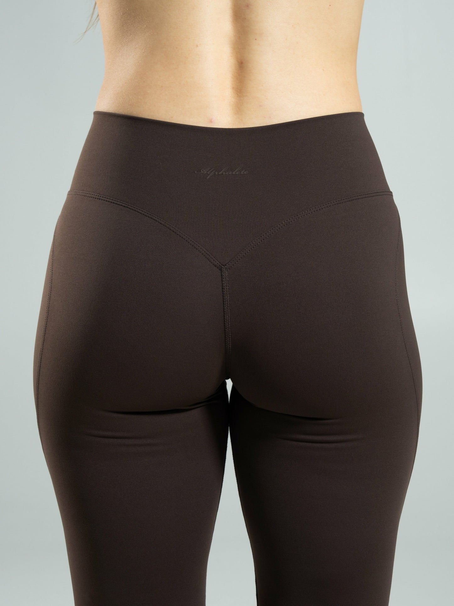 Aura Ultra-High Rise Flared Pant Long - Walnut | Alphalete