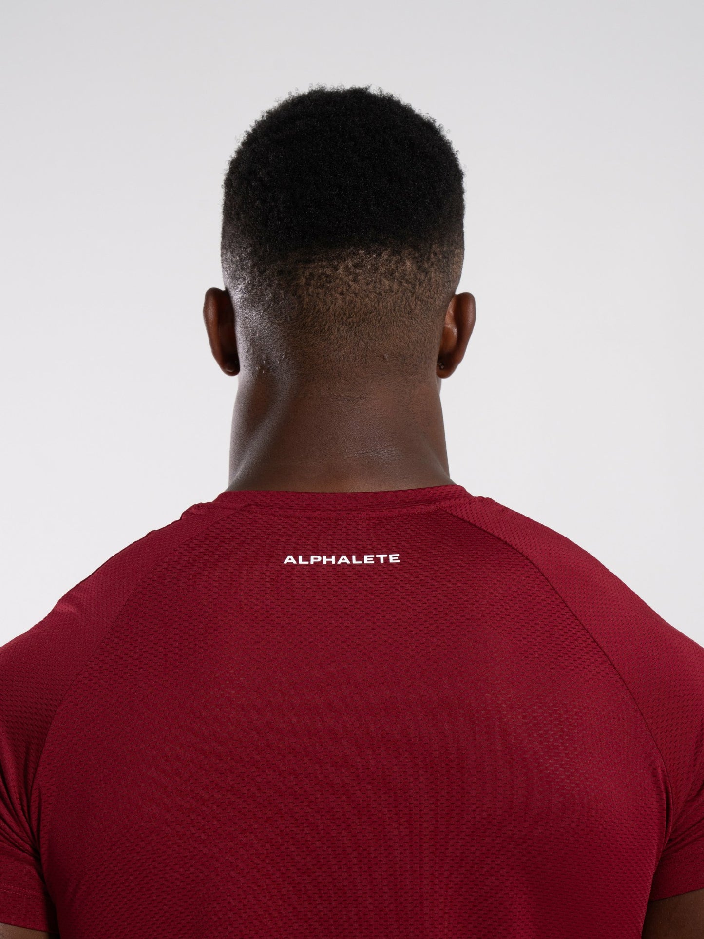 Base Tee - Red - Mens Workout Tee | Alphalete