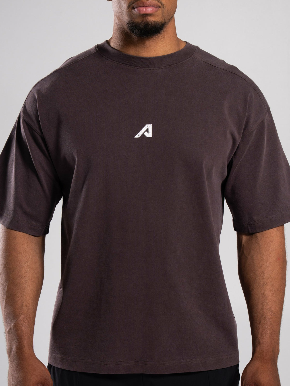 Stone Wash Alpha Tee - Walnut - Mens Workout Tee | Alphalete