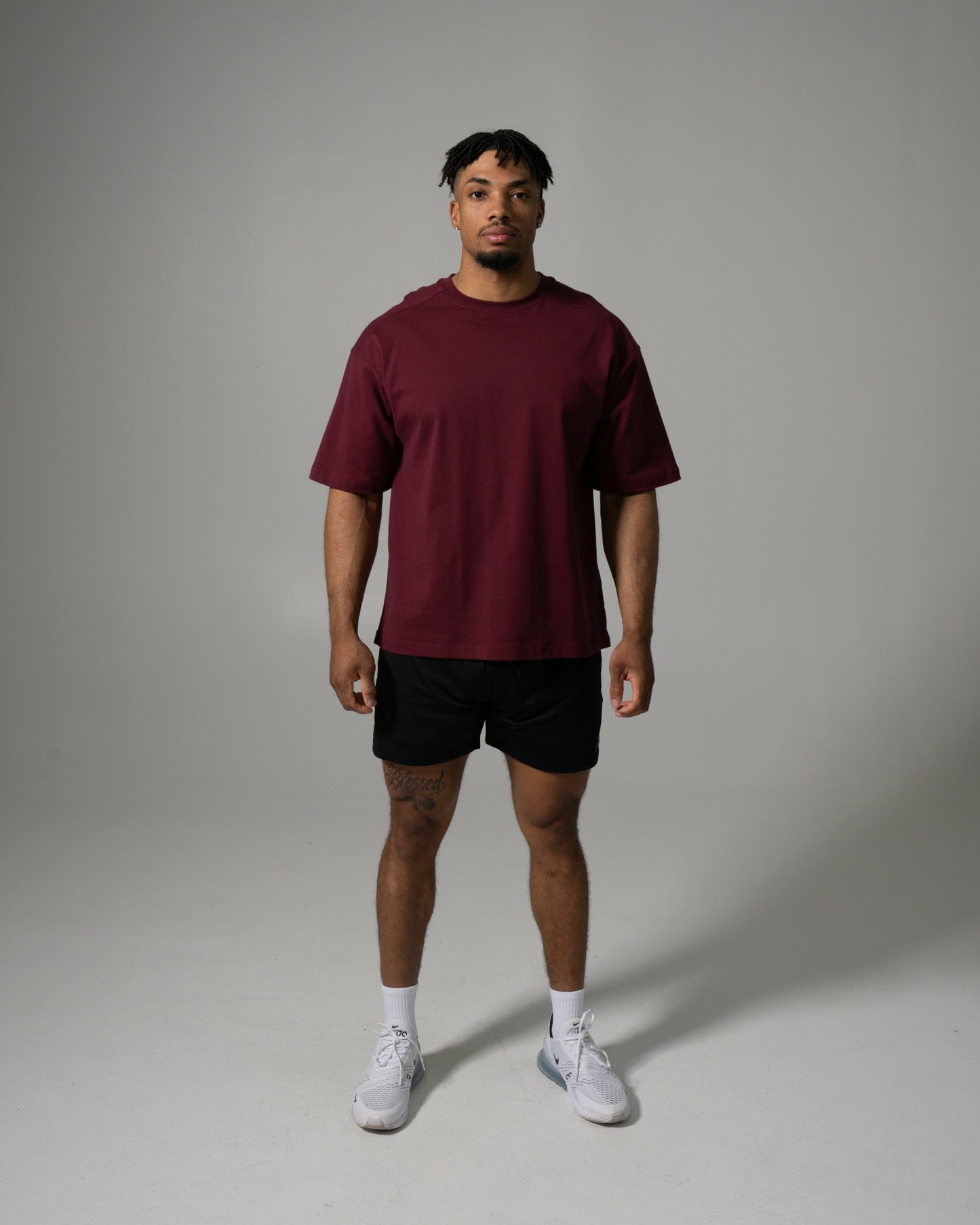 Alpha Tee - Merlot - Mens Workout Tee | Alphalete