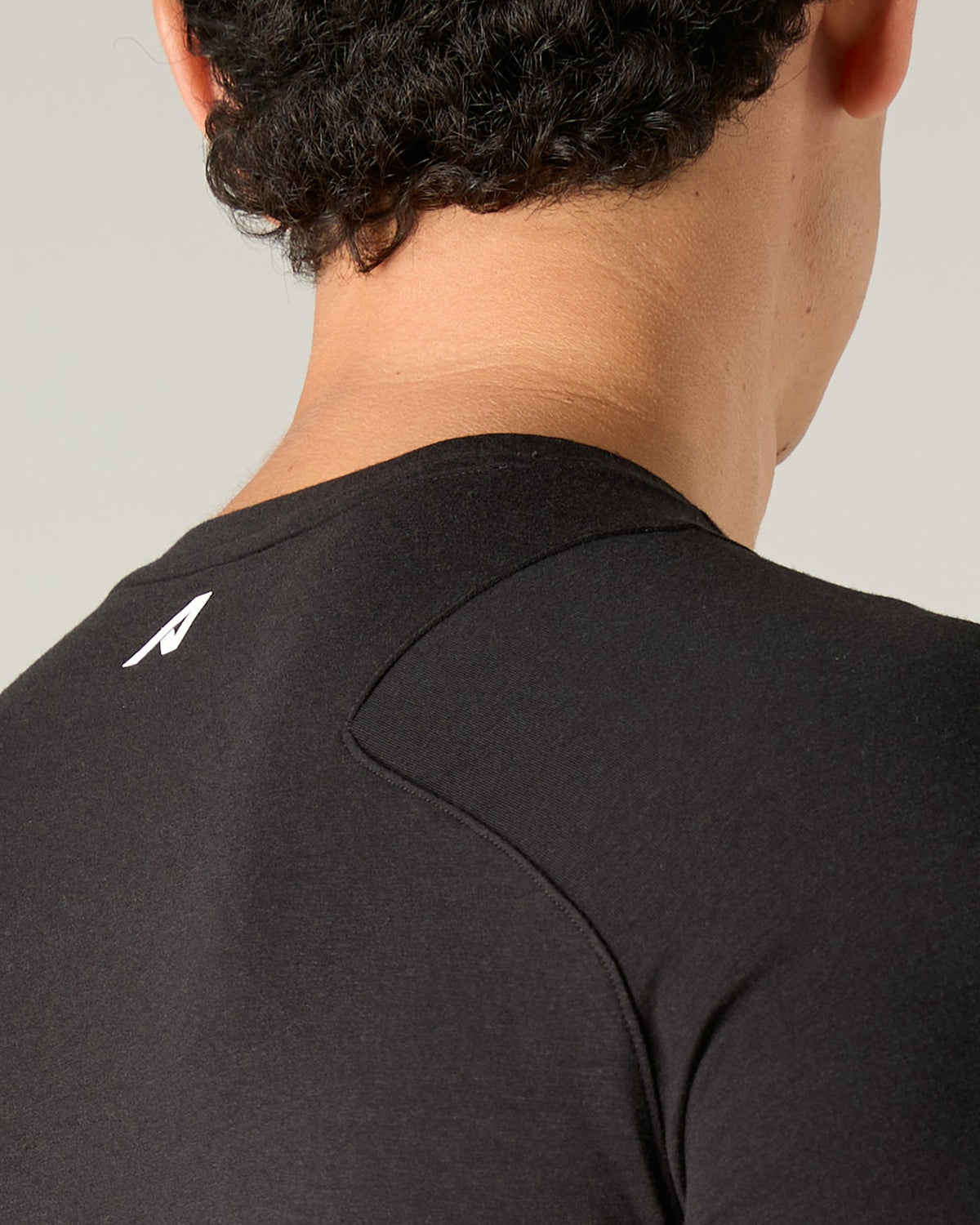 Essential LS Tee - Black - Mens Workout Tee | Alphalete
