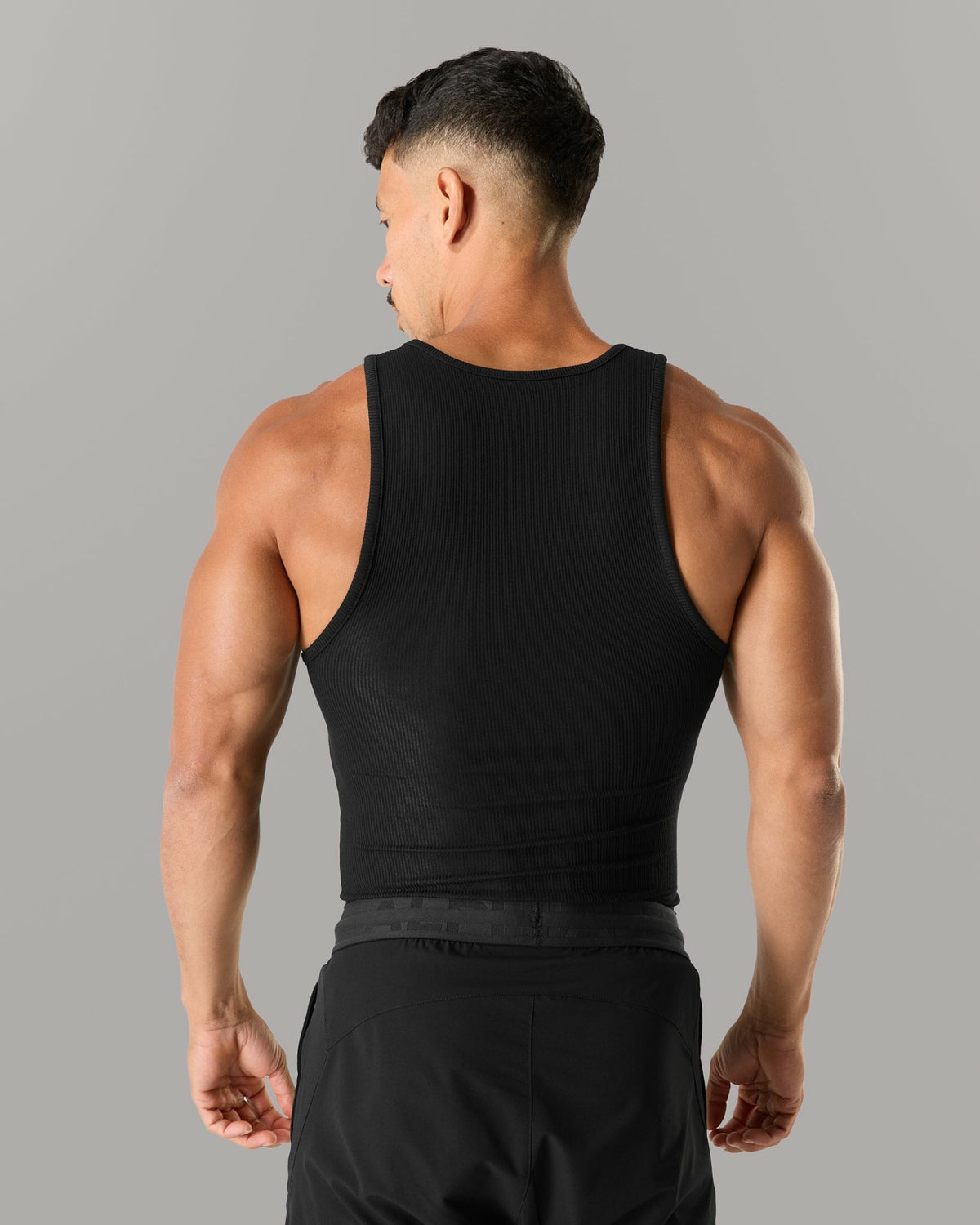 Zero Ribbed Tank 2pk - Black - Mens Workout Tee | Alphalete