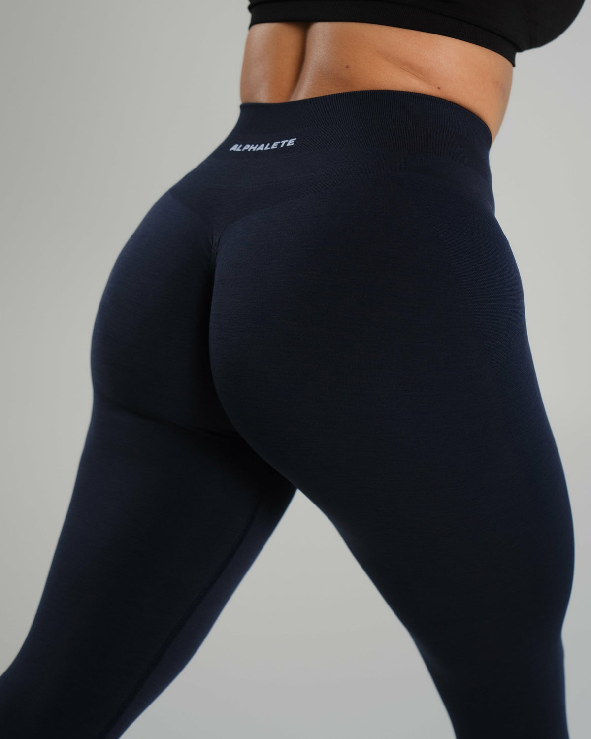 Amplify Mid Rise Legging - Deep Navy | Alphalete