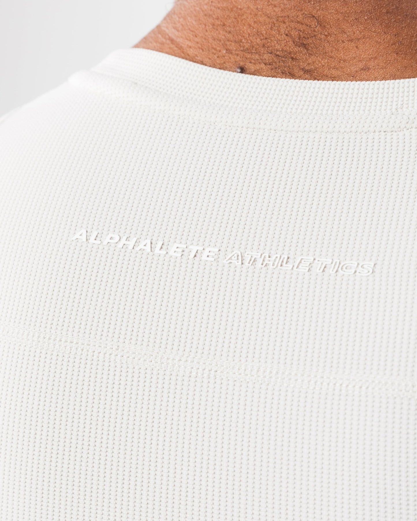 Power Short Sleeve - Bone - Men's Athletic Shorts | Alphalete