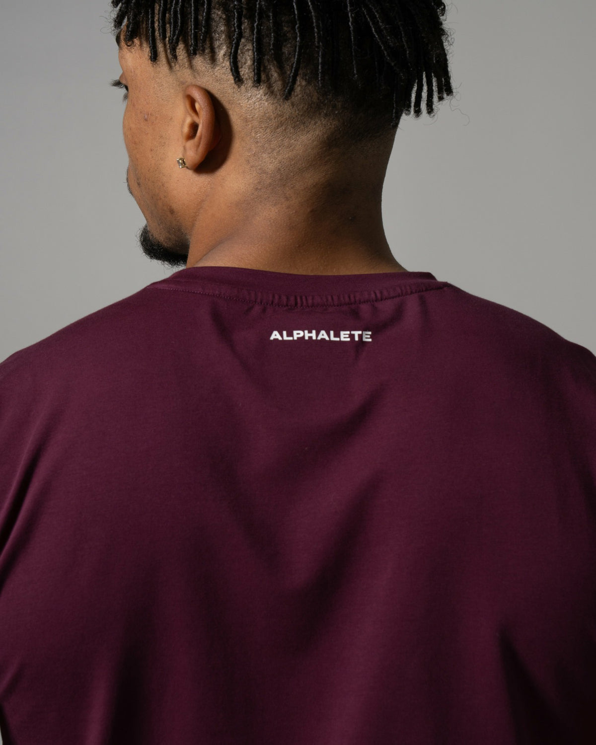 Precision Tee - Merlot - Mens Workout Tee | Alphalete