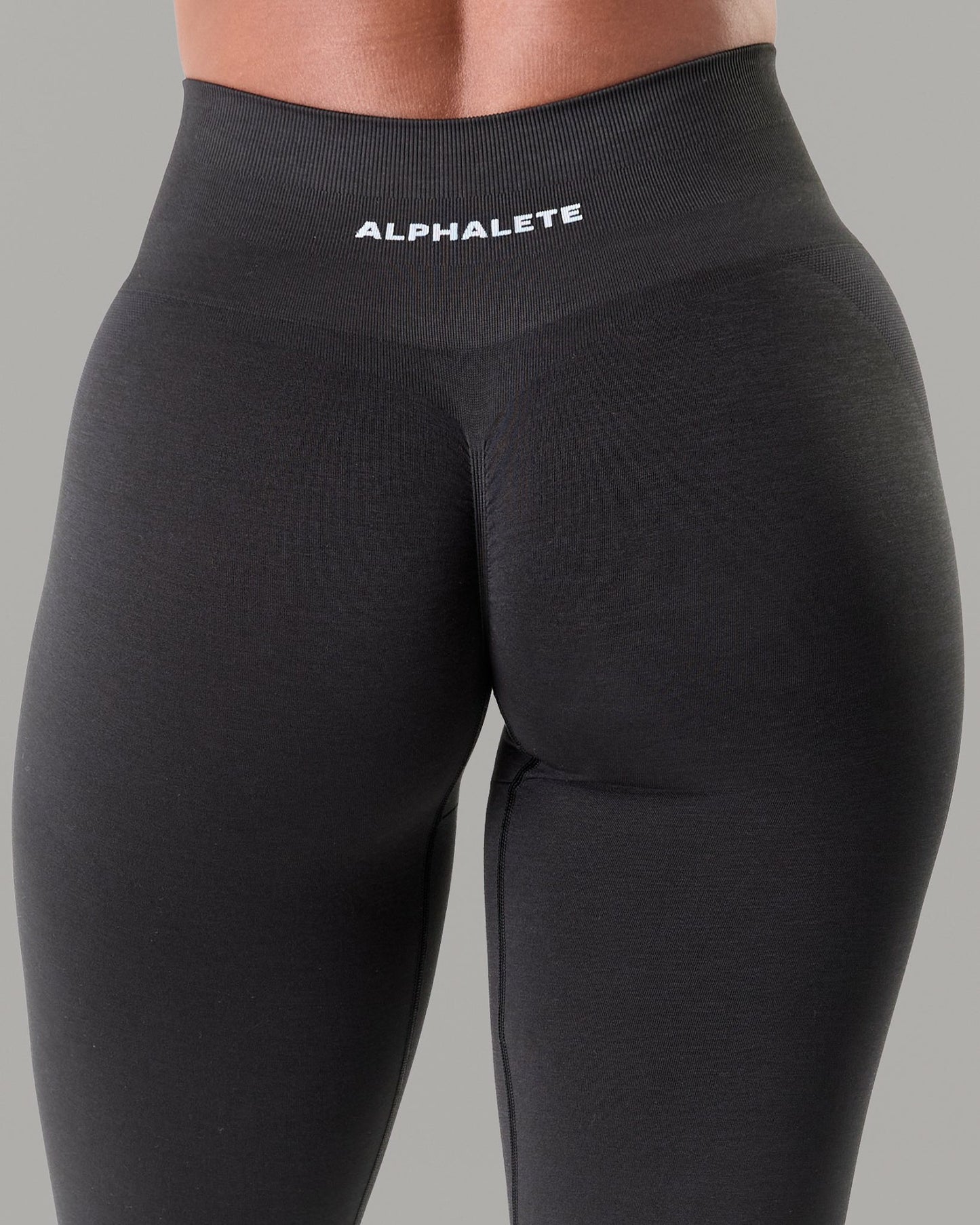 Amplify Ultra-High Rise Flared Pant Long - Black | Alphalete