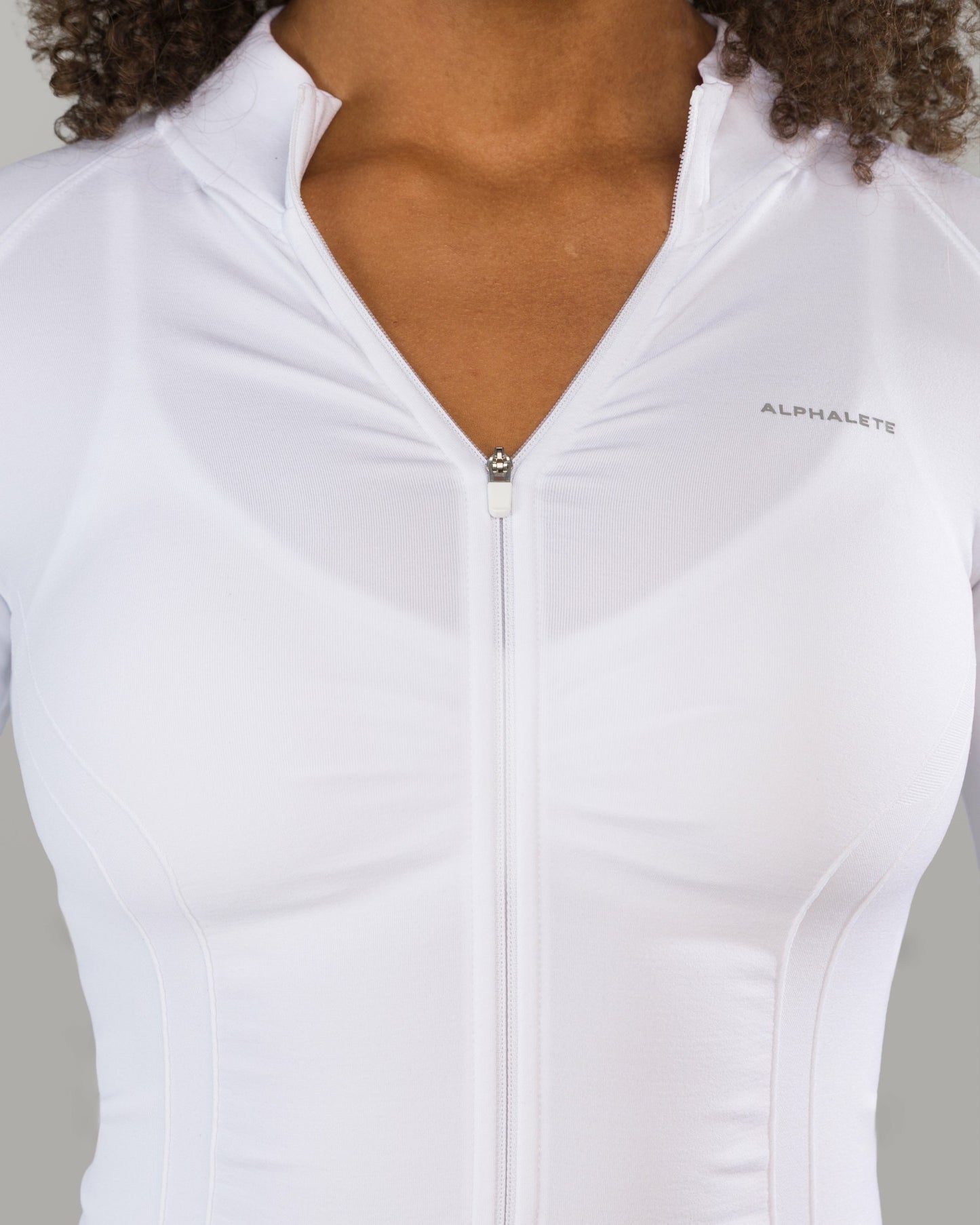 Shape Jacket - White - Workout Clothes For Women | Alphalete