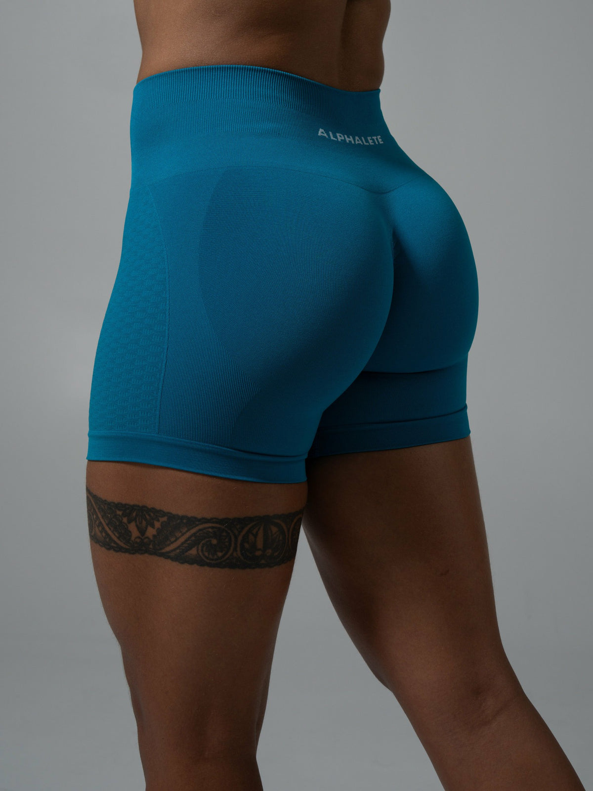 Contour Mid Rise Short - Tidal Teal | Alphalete
