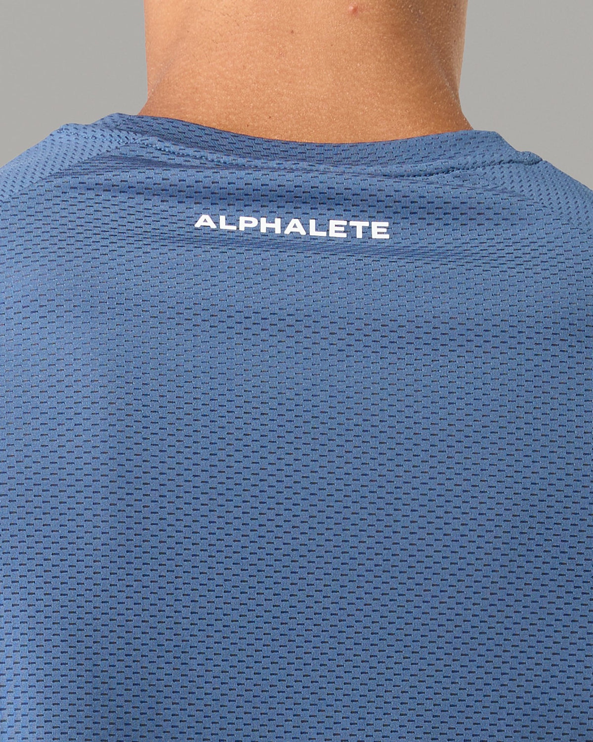 Base Tee - Muted Blue - Mens Workout Tee | Alphalete