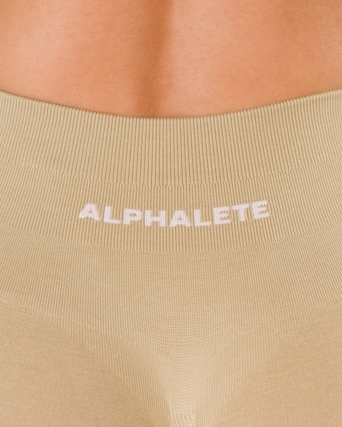 Pump Mid Rise Legging - Sahara w/ Logo | Alphalete