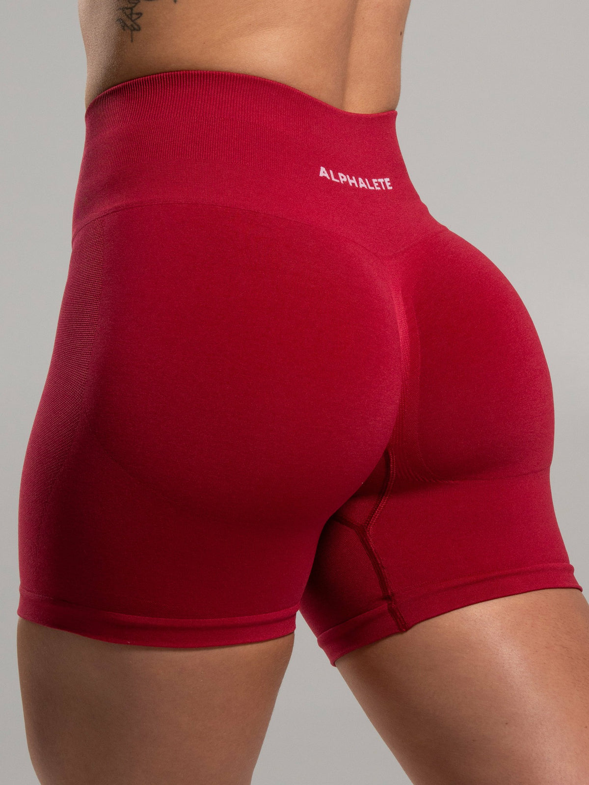Pump High Rise Short - Scarlet - Workout Clothes For Women | Alphalete