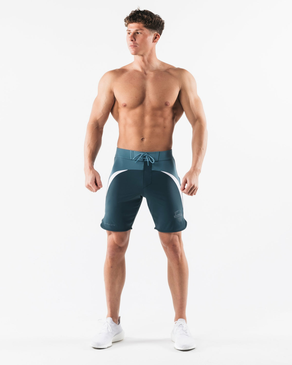 Crescent Boardshort - Slate Blue - Men's Athletic Shorts | Alphalete
