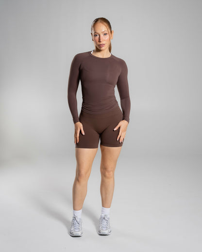 Soft Curve LS - Cedar - Workout Clothes For Women | Alphalete