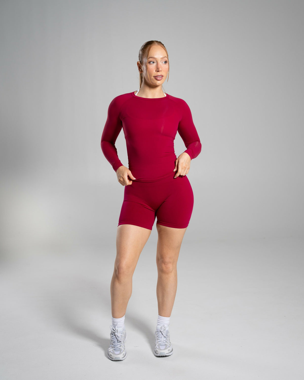 Soft Curve LS - Strawberry Jam - Workout Clothes For Women | Alphalete