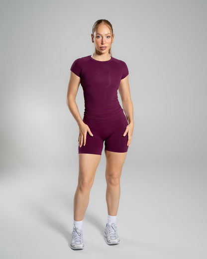 Soft Curve Tee - Mulberry - Workout Clothes For Women | Alphalete