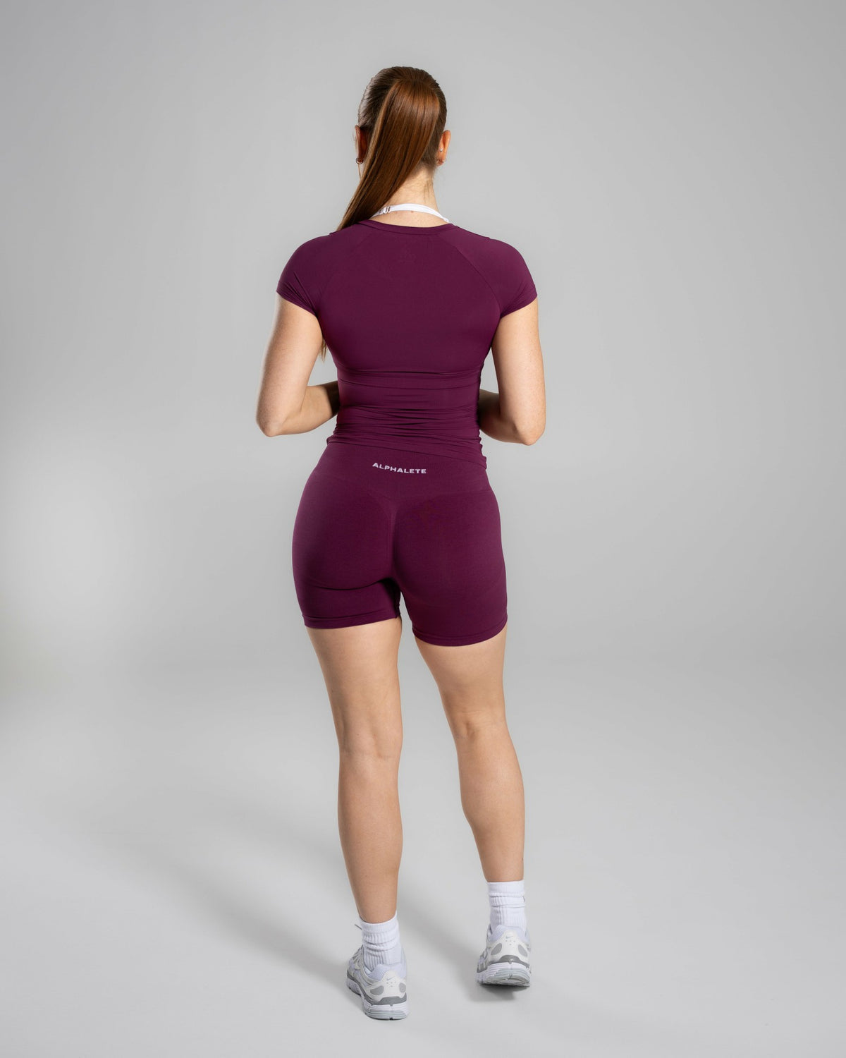 Soft Curve Tee - Mulberry - Workout Clothes For Women | Alphalete