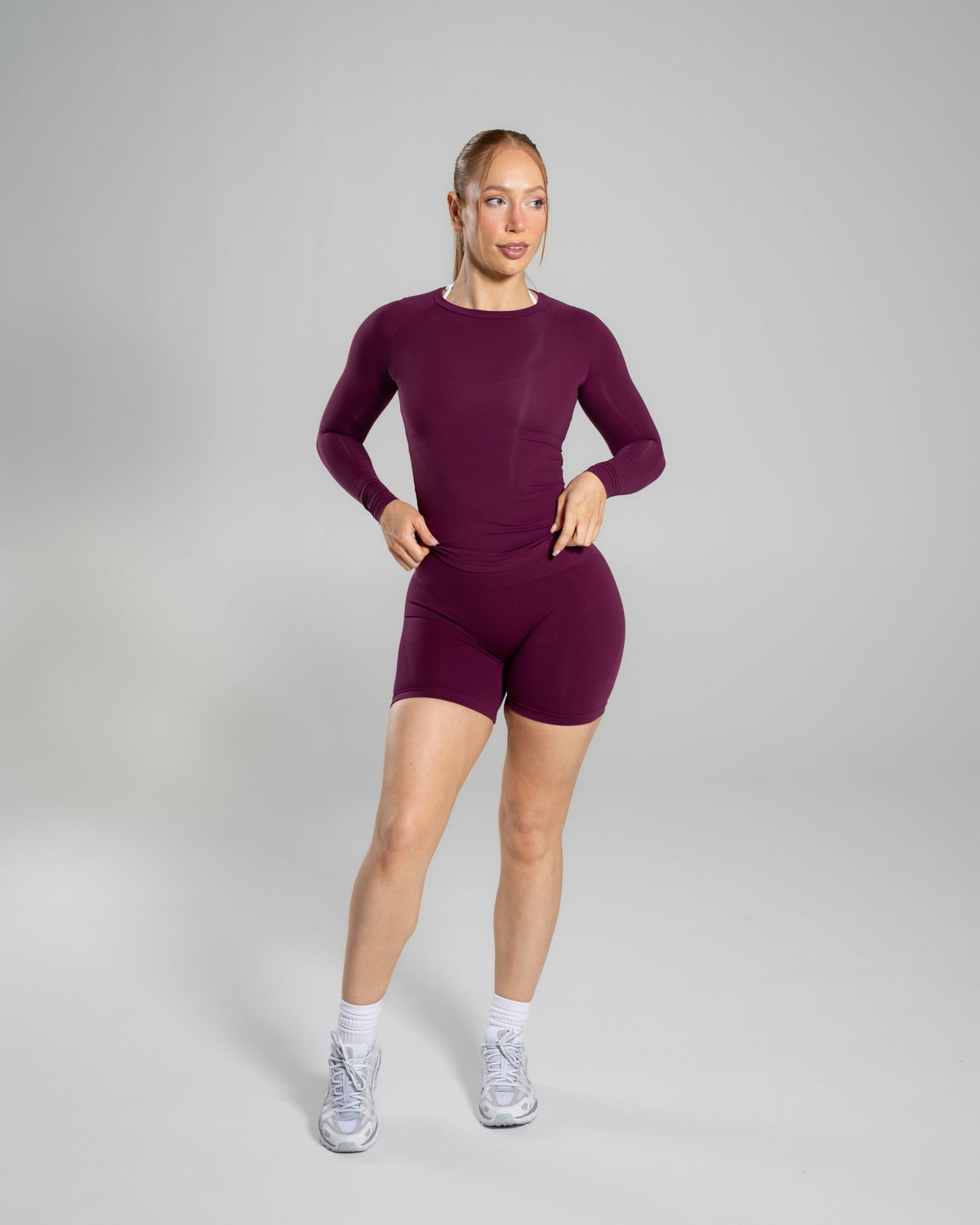 Soft Curve LS - Mulberry - Workout Clothes For Women | Alphalete