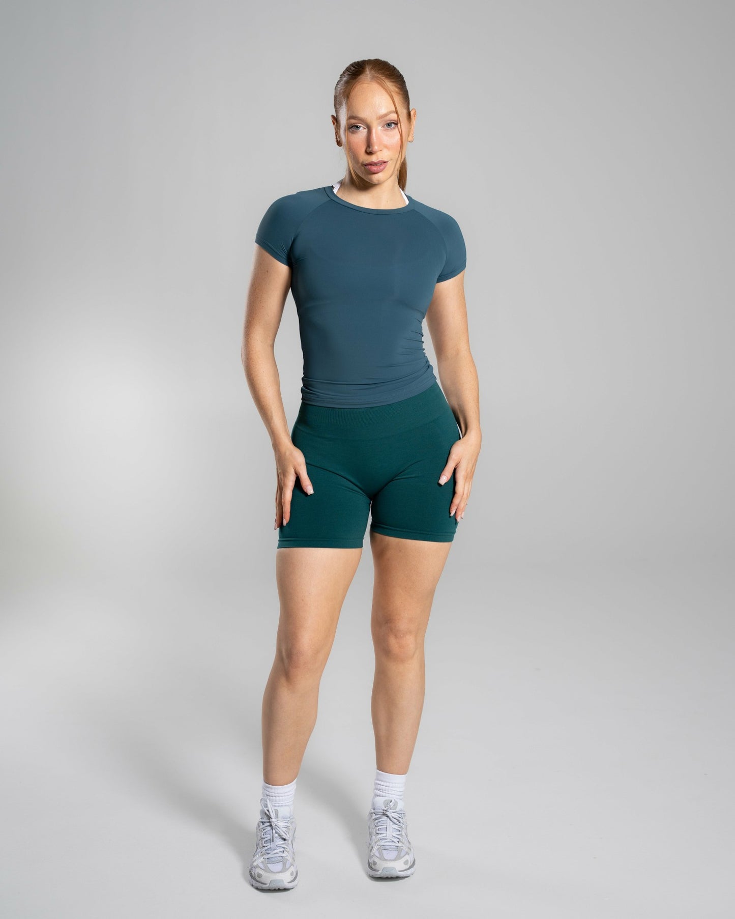 Soft Curve Tee - Dark Teal - Workout Clothes For Women | Alphalete