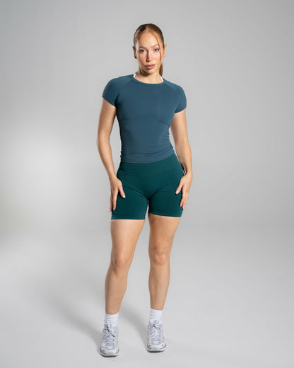Soft Curve Tee - Dark Teal - Workout Clothes For Women | Alphalete