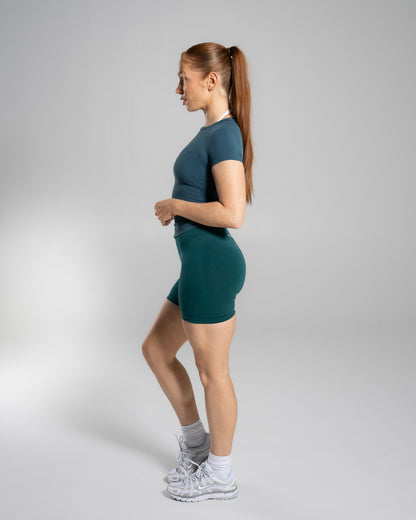 Soft Curve Tee - Dark Teal - Workout Clothes For Women | Alphalete