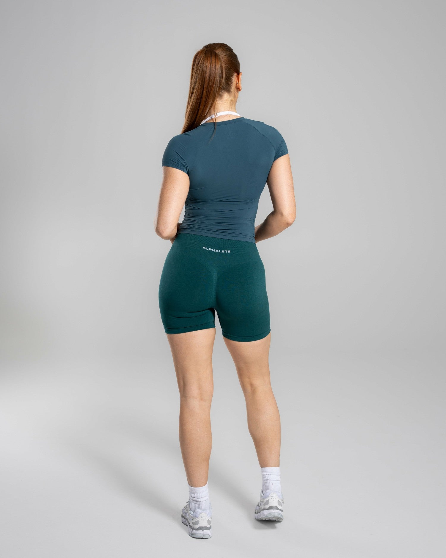 Soft Curve Tee - Dark Teal - Workout Clothes For Women | Alphalete