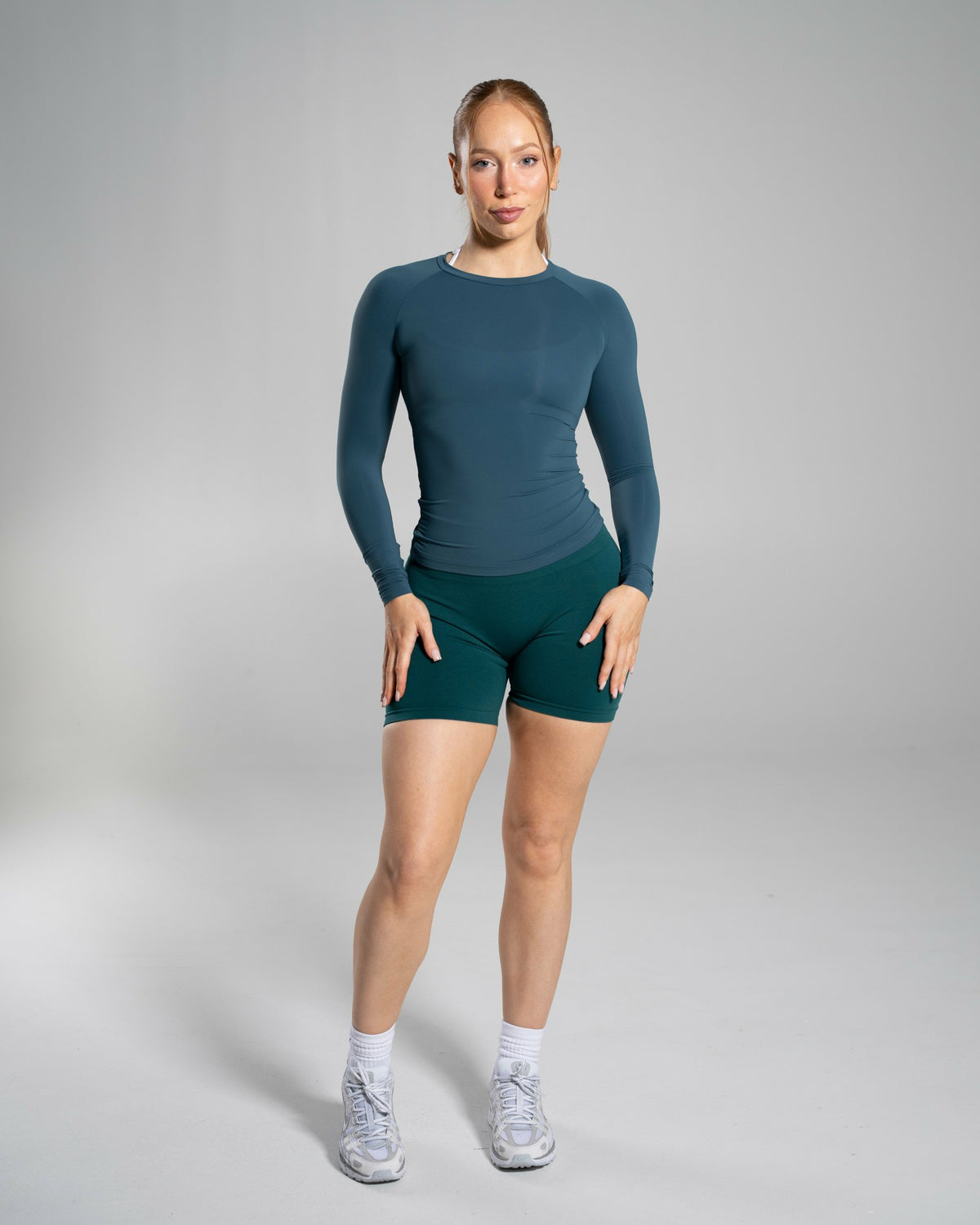 Soft Curve LS - Dark Teal - Workout Clothes For Women | Alphalete