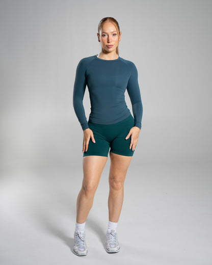 Soft Curve LS - Dark Teal - Workout Clothes For Women | Alphalete