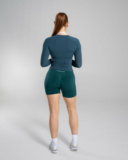 Soft Curve LS - Dark Teal - Workout Clothes For Women | Alphalete