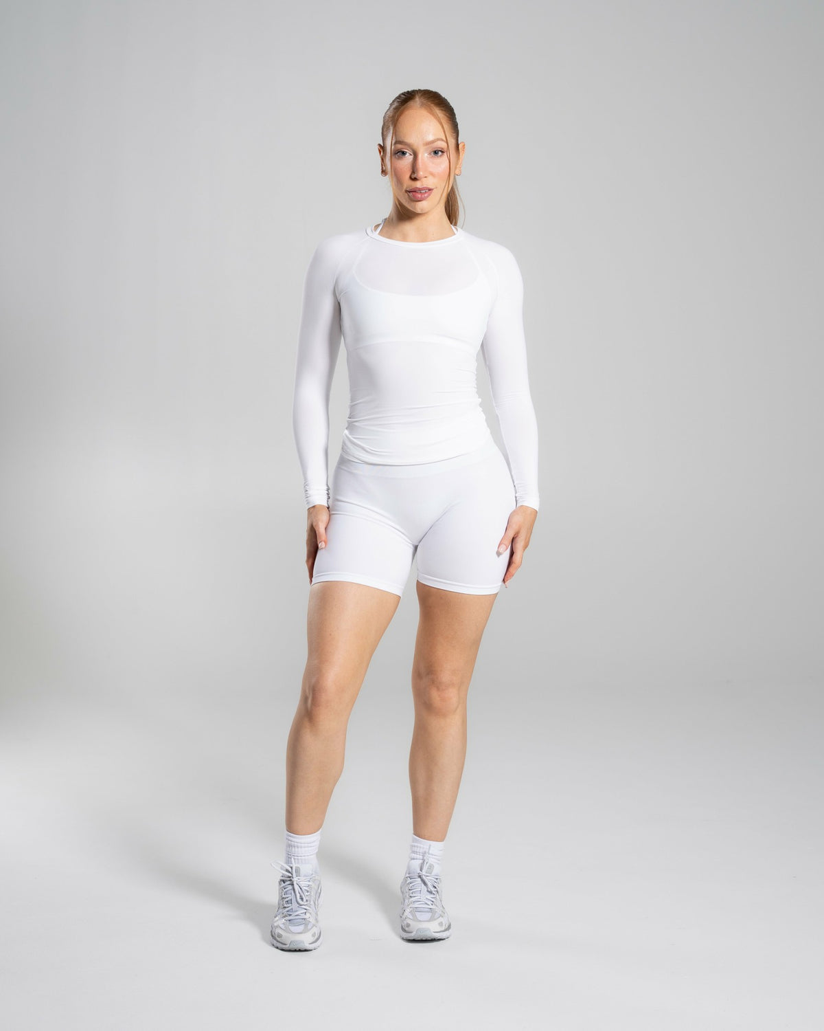 Soft Curve LS - White - Workout Clothes For Women | Alphalete