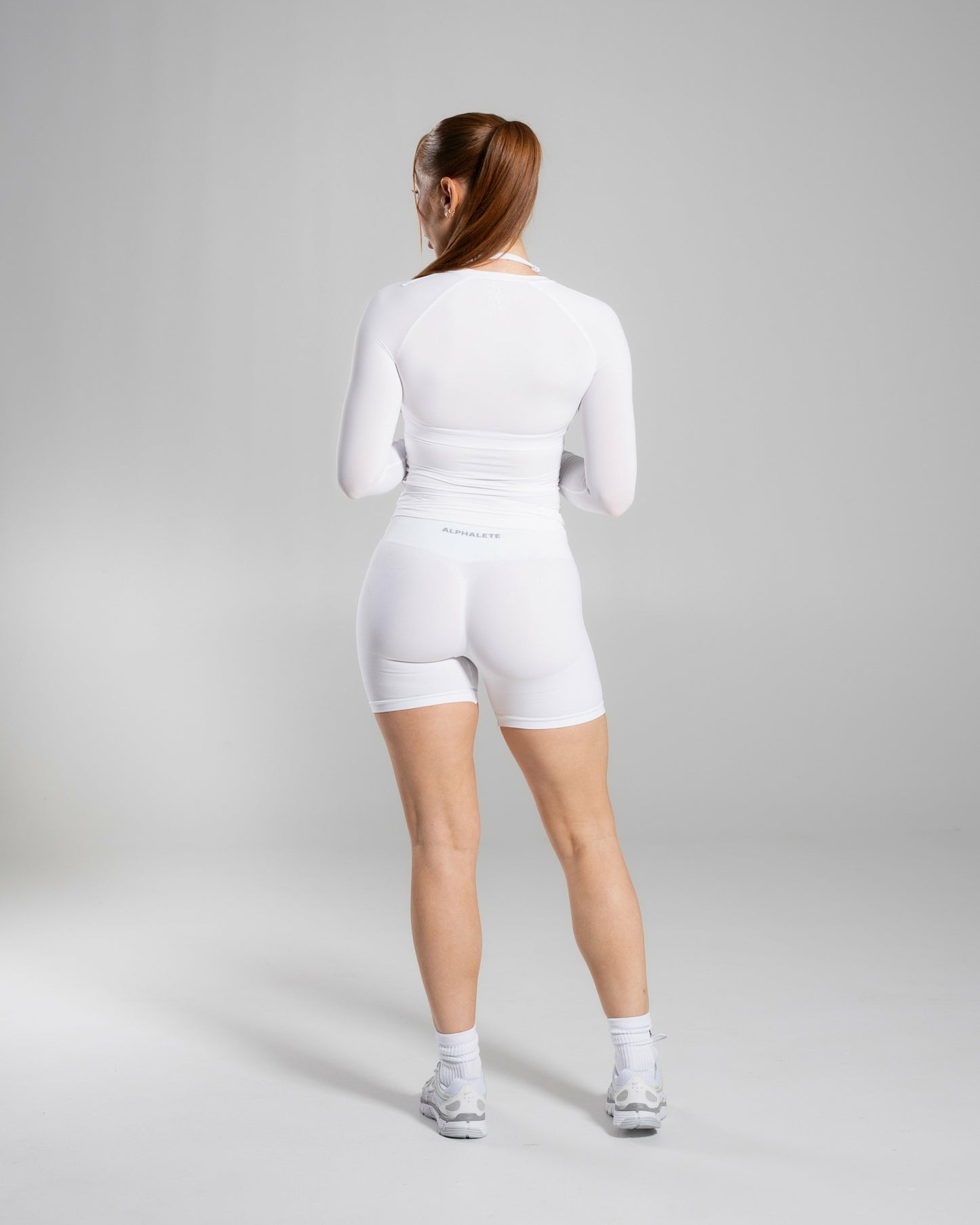Soft Curve LS - White - Workout Clothes For Women | Alphalete