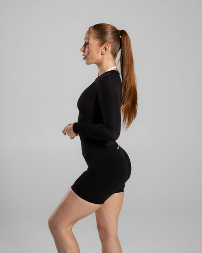 Soft Curve LS - Black - Workout Clothes For Women | Alphalete