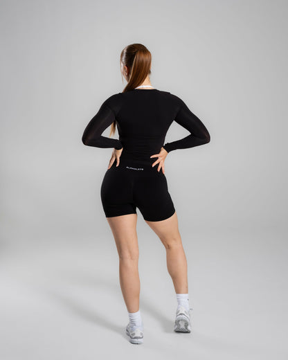 Soft Curve LS - Black - Workout Clothes For Women | Alphalete