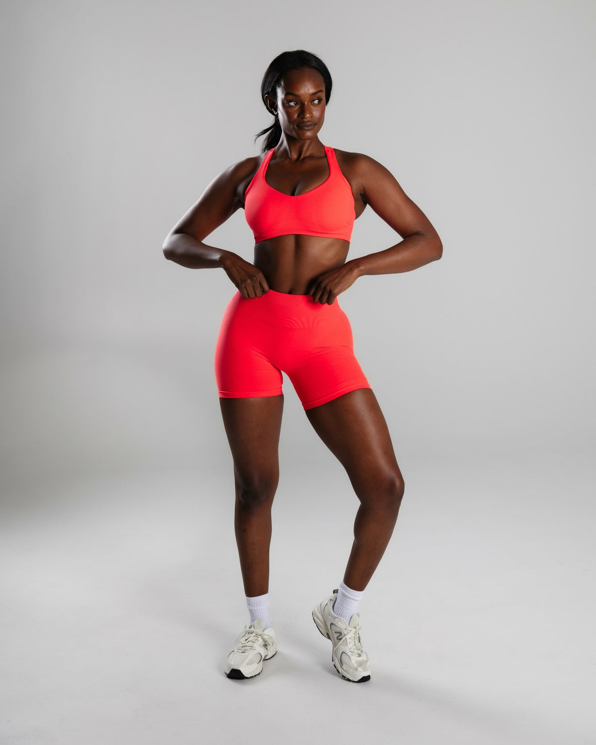 Elevate Bra - Neon Red - Best Sports Bra | Alphalete
