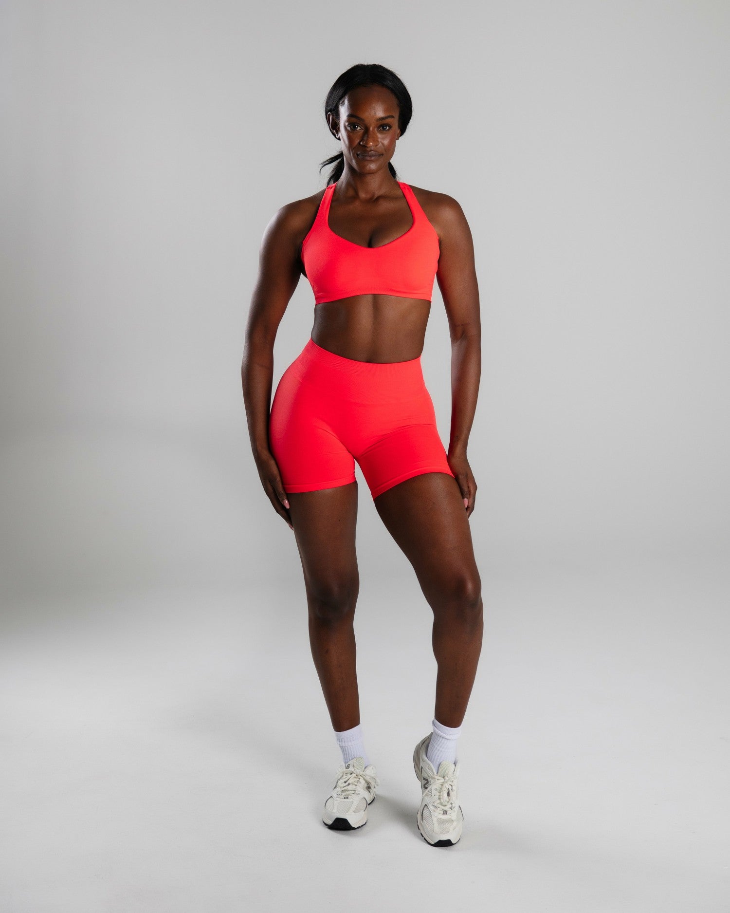 Elevate Bra - Neon Red - Best Sports Bra | Alphalete
