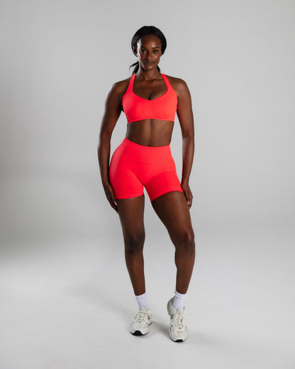Elevate Bra - Neon Red - Best Sports Bra | Alphalete