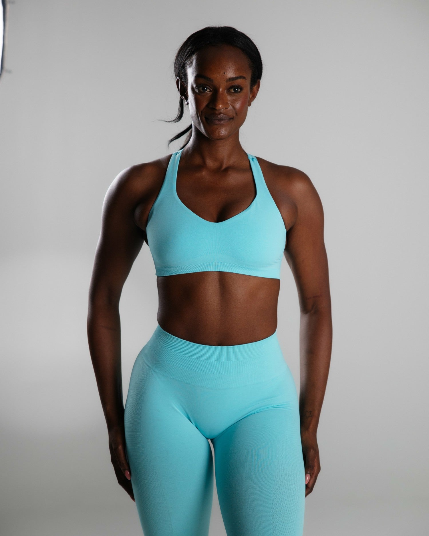 Elevate Bra - Aqua Blue - Best Sports Bra | Alphalete