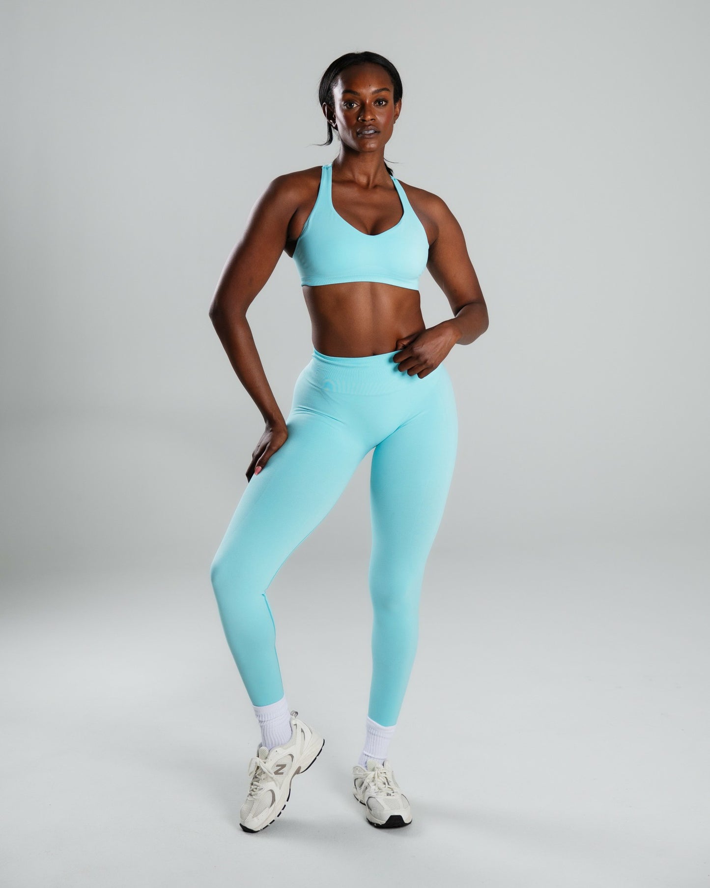 Elevate Bra - Aqua Blue - Best Sports Bra | Alphalete