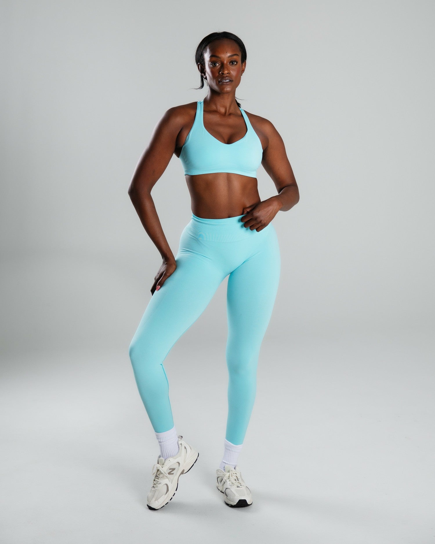 Elevate Bra - Aqua Blue - Best Sports Bra | Alphalete