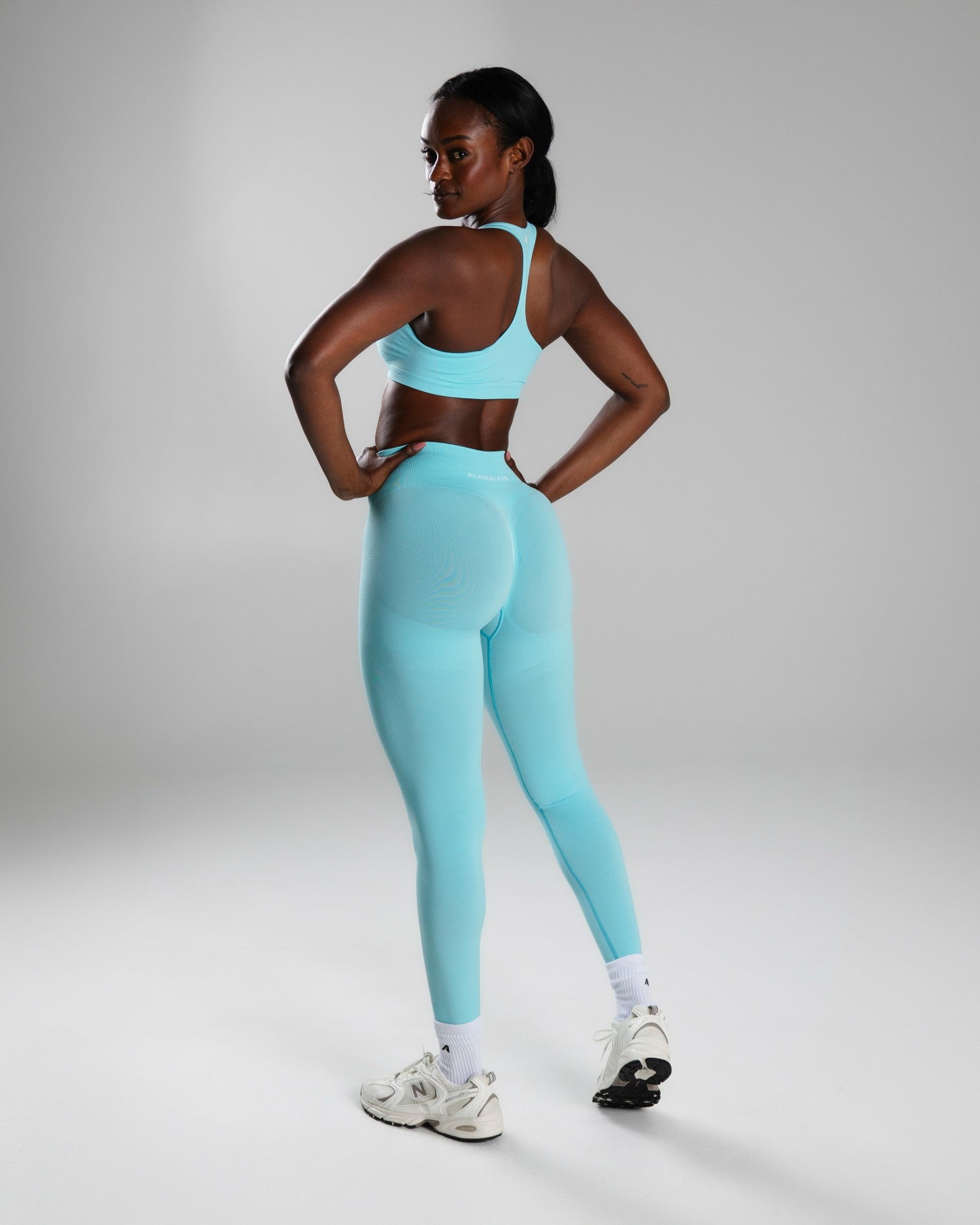 Elevate Bra - Aqua Blue - Best Sports Bra | Alphalete