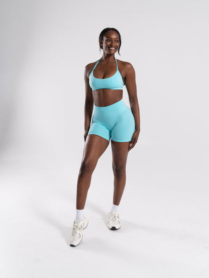 Pump High Rise Short - Aqua Blue | Alphalete