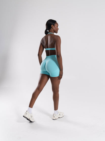 Pump High Rise Short - Aqua Blue | Alphalete