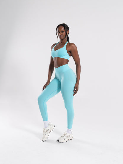 Pump High Rise Legging - Aqua Blue | Alphalete