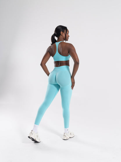 Pump High Rise Legging - Aqua Blue | Alphalete